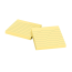 76MMX76MM Lined Post It Notepad 100Sht FO3 Yellow