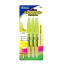 Bazic Erasable Highlighters - Yellow / Pack of 3 (Chisel Tip)
