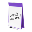 ColourHide A4 Clipboard/Whiteboard With Marker - Purple / A4 (Stand Up)