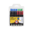 Artline Supreme Permanent Markers - Assorted Colours / Pack of 15 (Bullet 1.0mm) 4 Colours (In CDU)