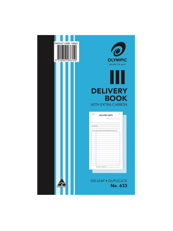 Delivery Book Duplicate #633 200mmx125mm
