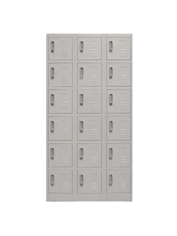 Lockable 18 Staff Locker Cabinet