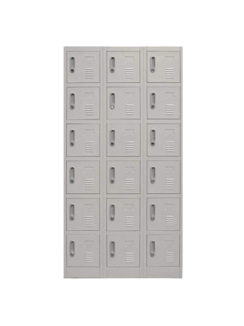 Lockable 18 Staff Locker Cabinet
