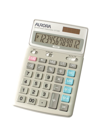 Aurora Calculator DT389L 12 Digit