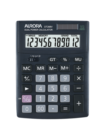 Aurora DT268V Desktop 12 Digit Calculator