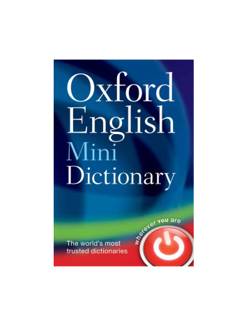 Oxford English Mini Dictionary 8th Ed 9780199640966