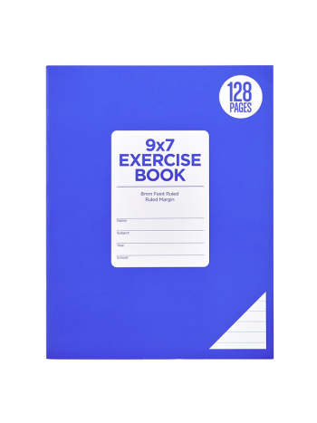 Exercise Book 128 Pages 9X7 8mm Ruled