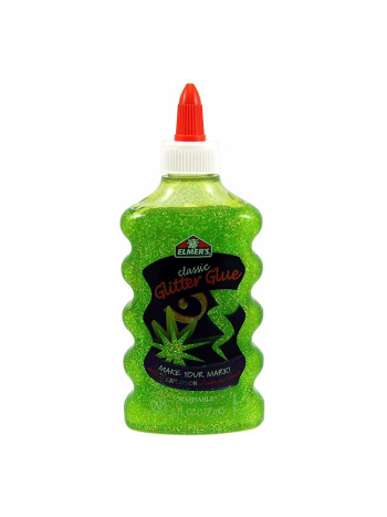 Glitter Glue Tri 6oz Green Elmer's

