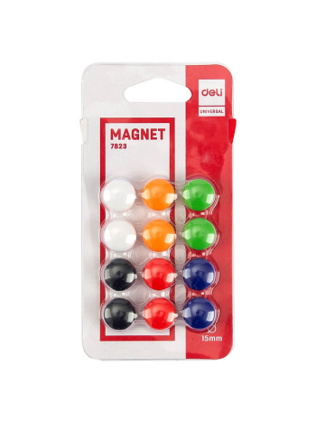 Magnet Coloured Round 15mm