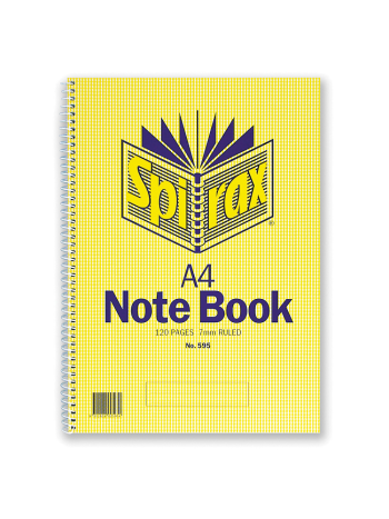 Spirax 595 Notebook A4  120 Pages