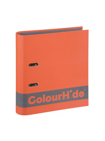 ColourHide Silky Touch A4 Lever Arch - Orange / 375 Sheets Capacity (70mm Spine) In CDU