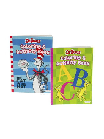 Colouring & Activity Book / 80 Pages Dr Suess (2 Assorted)
