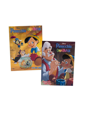Colouring Book / 64 Pages Pinocchio (2 Assorted)
