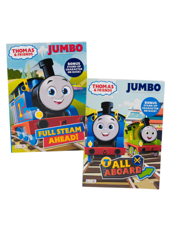 Colouring Book / 80 Pages Thomas & Friends Jumbo (2 Assorted)