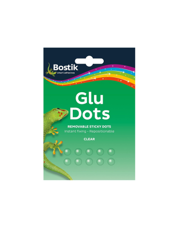 Bostik Removable Sticky Glue Dots Clear