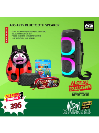 ABS 4215 Bluetooth Speaker BUNDLE @ ALOTAU BRANCH