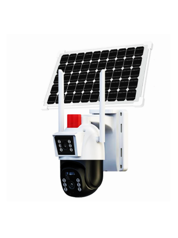 C8046BN4M-W 2K Solar Battery Camera with Solar Panel