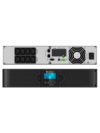 Uptime Systems RTX2000LCD 2000VA Line Interactive Sinewave Rack/Tower UPS