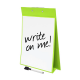 ColourHide A4 Clipboard/Whiteboard With Marker - Green / A4 (Stand Up)