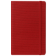 Fabio Ricci Tria Lined Journal - Red / 22.8 x 35.5cm (Premium Quality Ivory 80GSM Paper - 160 Pages) Textured Linen Cover