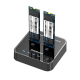 Simplecom SD550 USB 3.2 Gen2 to DualBay NVMe M.2 SSD Docking Station Duplicator-Image 1